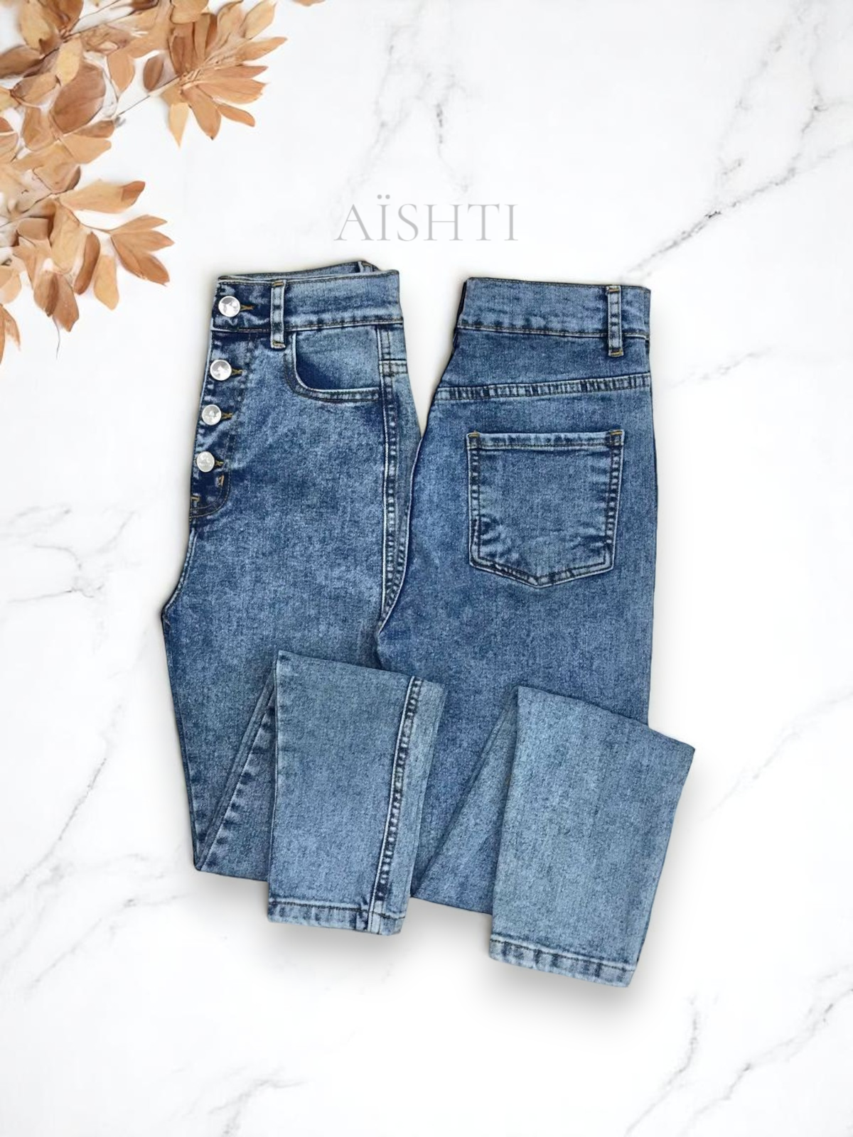 SKINNY DE 4 BOTONES/ TONO DEGRADADO