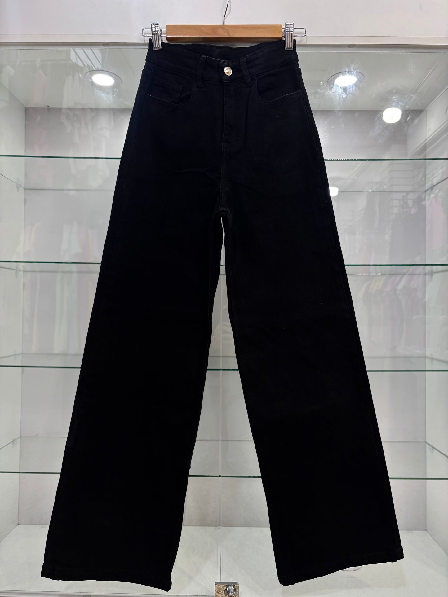 WIDE LEG CONFORT/ NEGRO