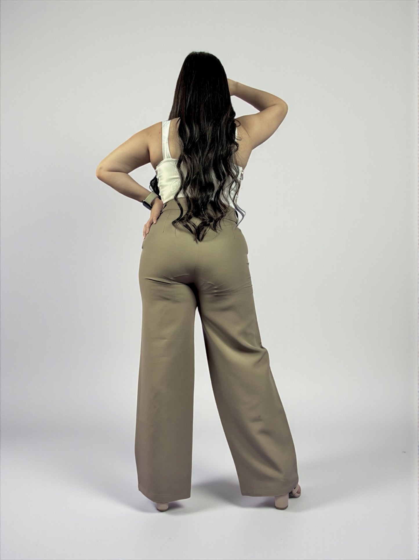 WIDE LEG SASTRE / TONO TAUPE