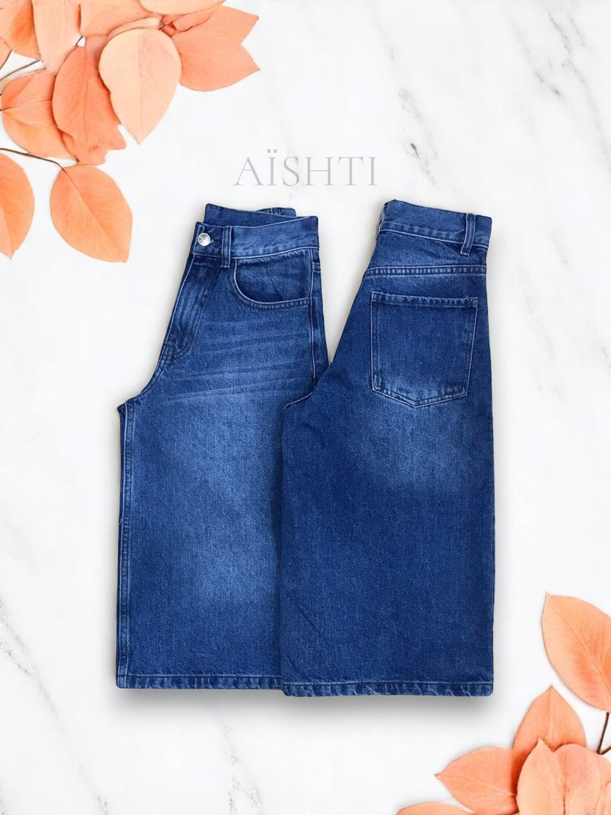 BERMUDA BAGGY / TONO AZUL