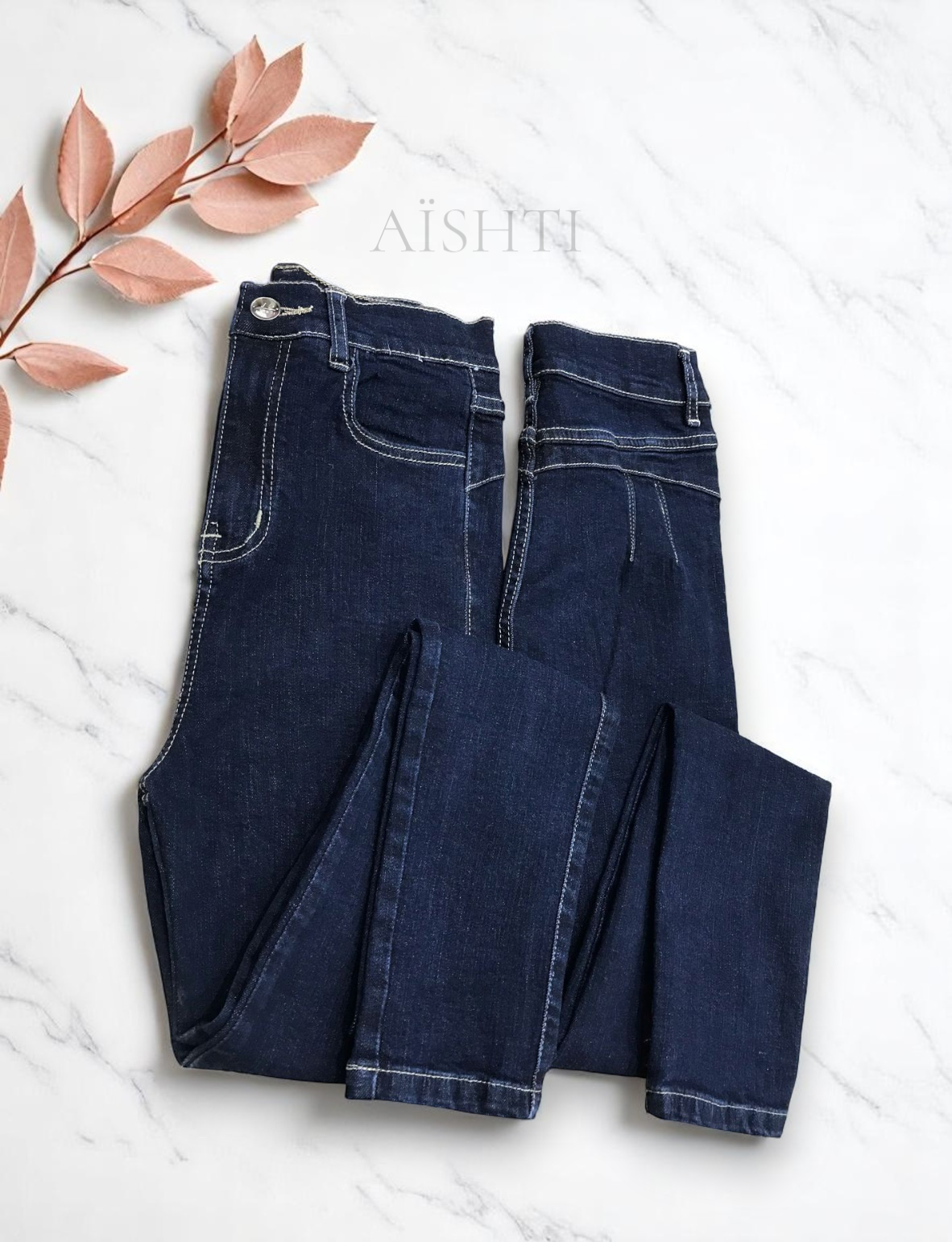 SKINNY JEANS SIN BOLSILLO