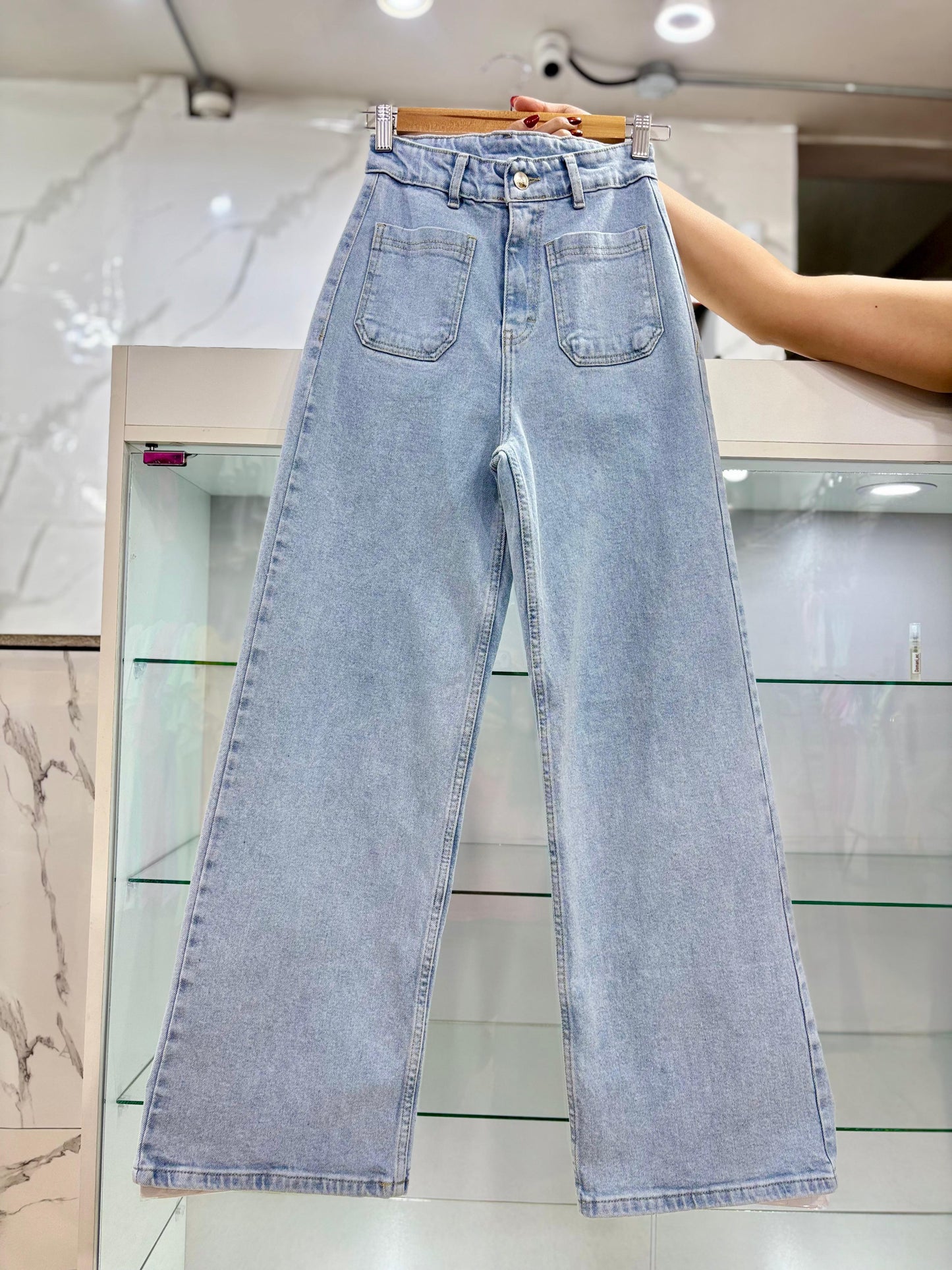 WIDE LEG MANGO / TONO HIELO