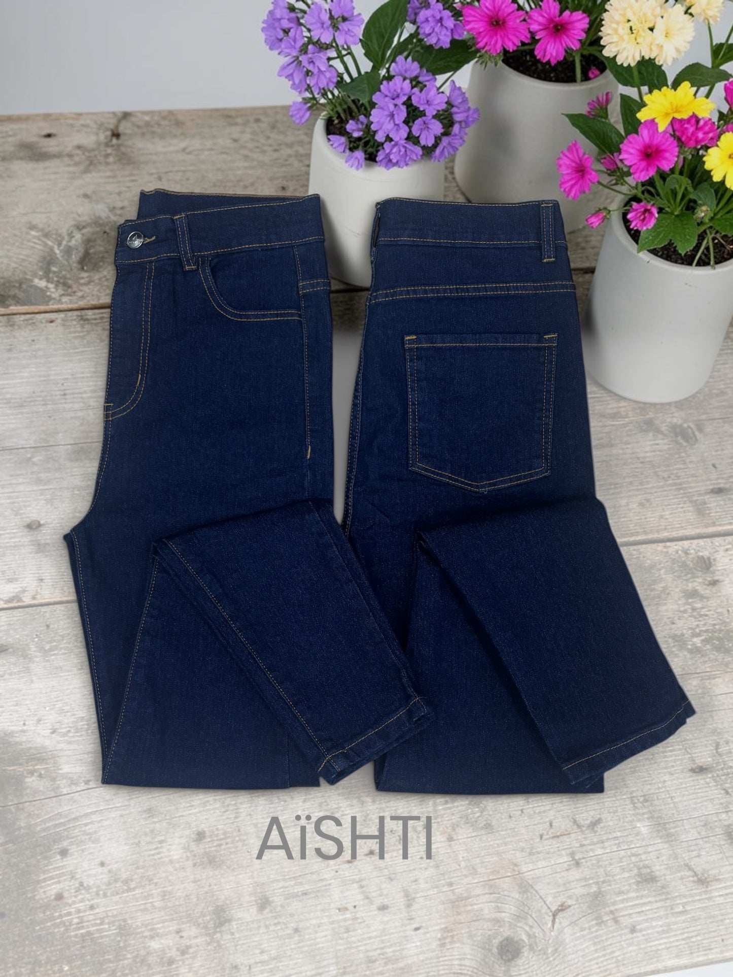 SKINNY JEANS / AZUL MARINO