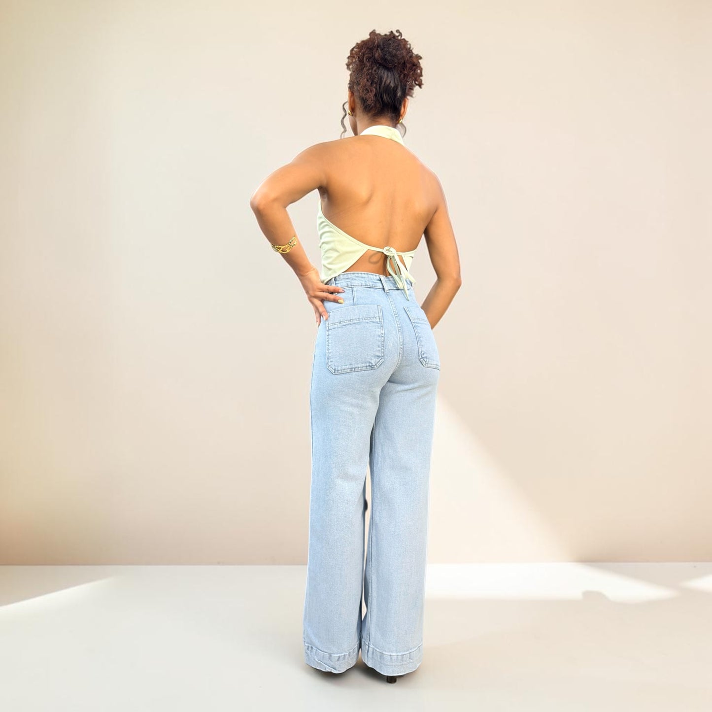 WIDE LEG MANGO/ TONO HIELO