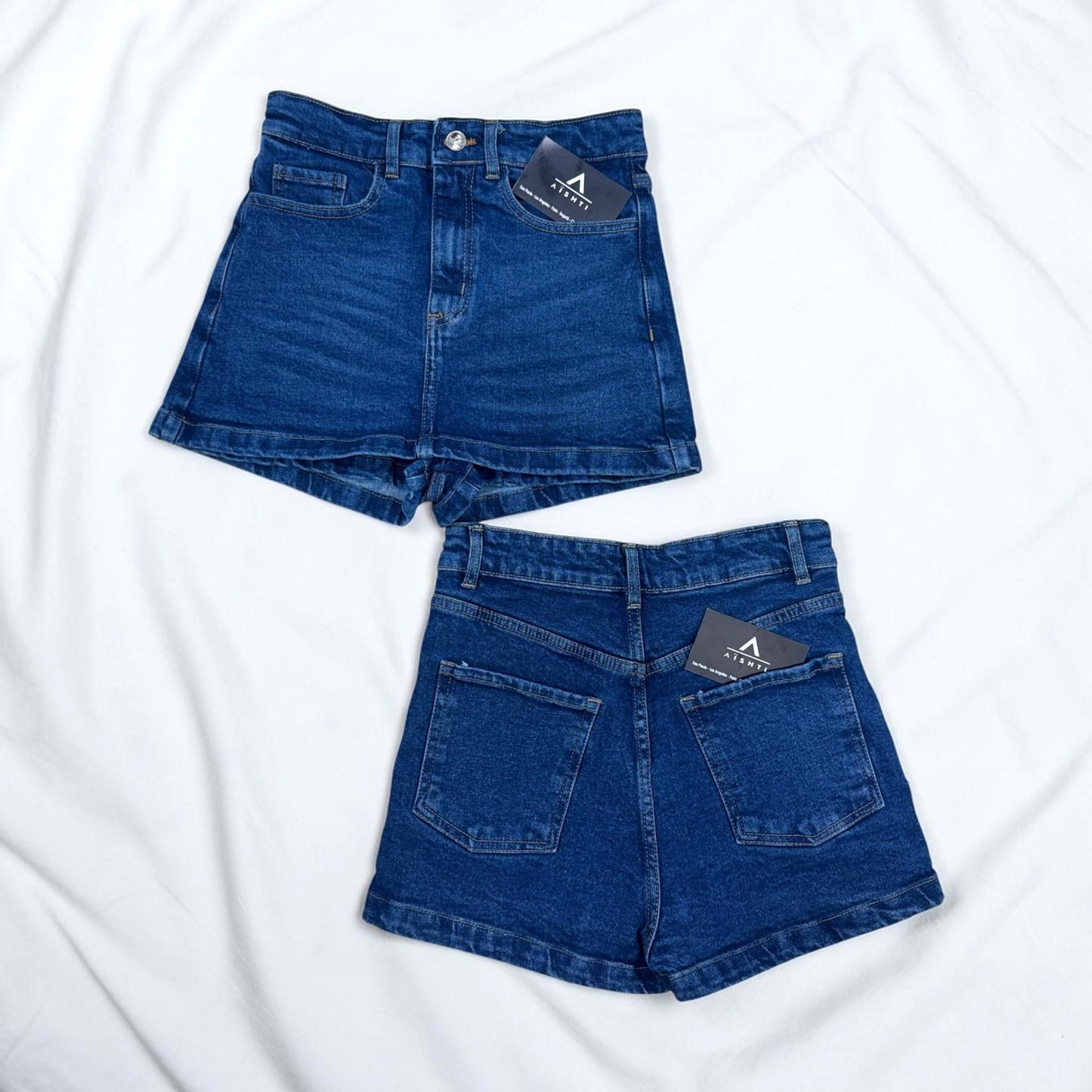 FALDA SHORT ISA / TONO AZUL