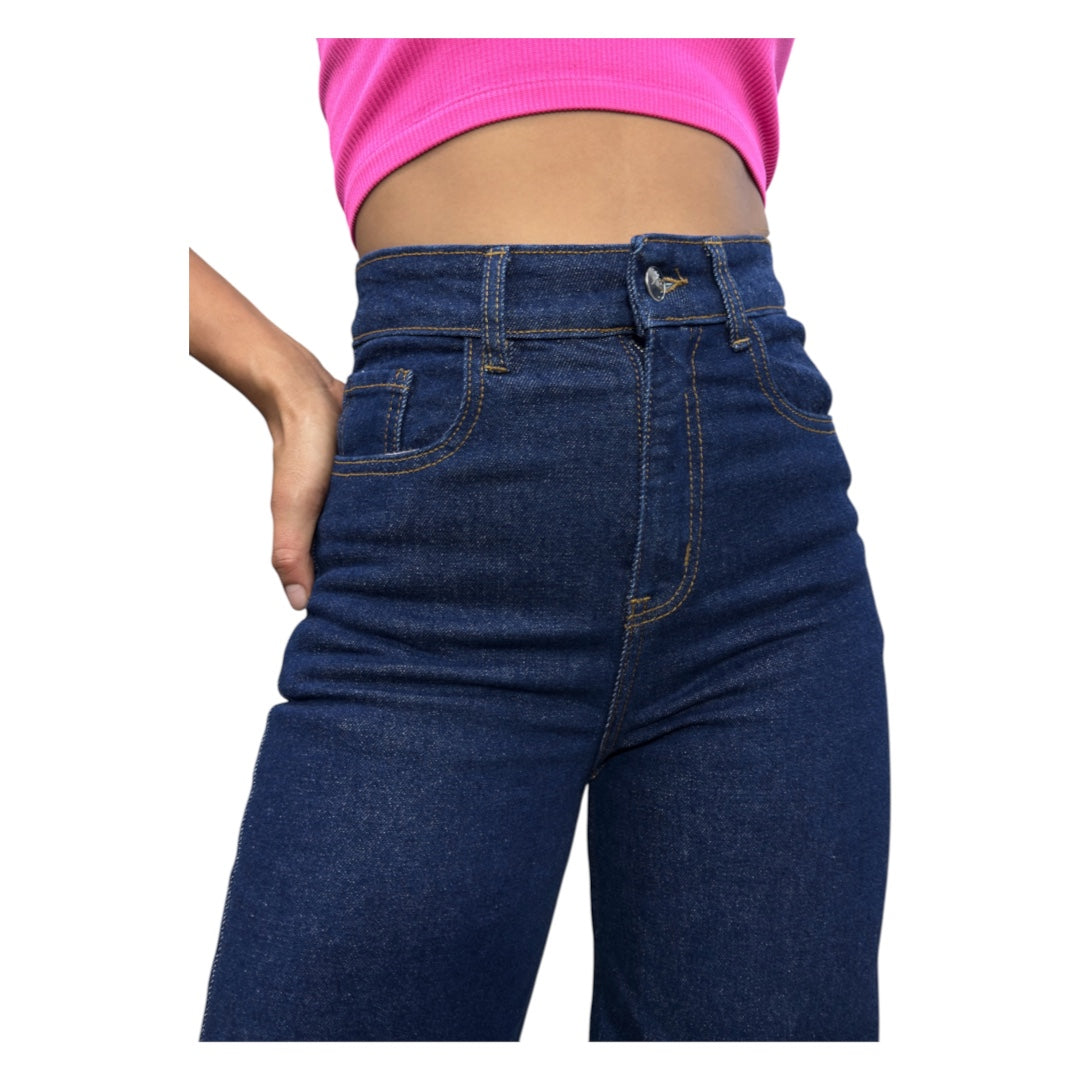 WIDE LEG CONFORT/ AZUL MARINO
