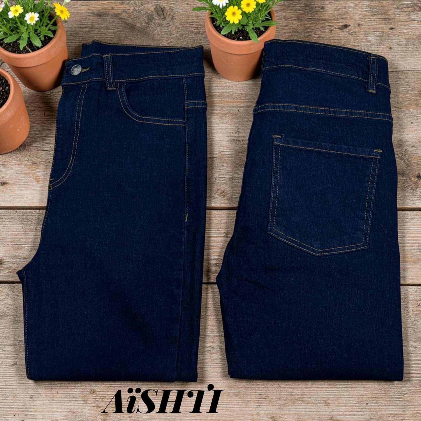 SKINNY JEANS / AZUL MARINO