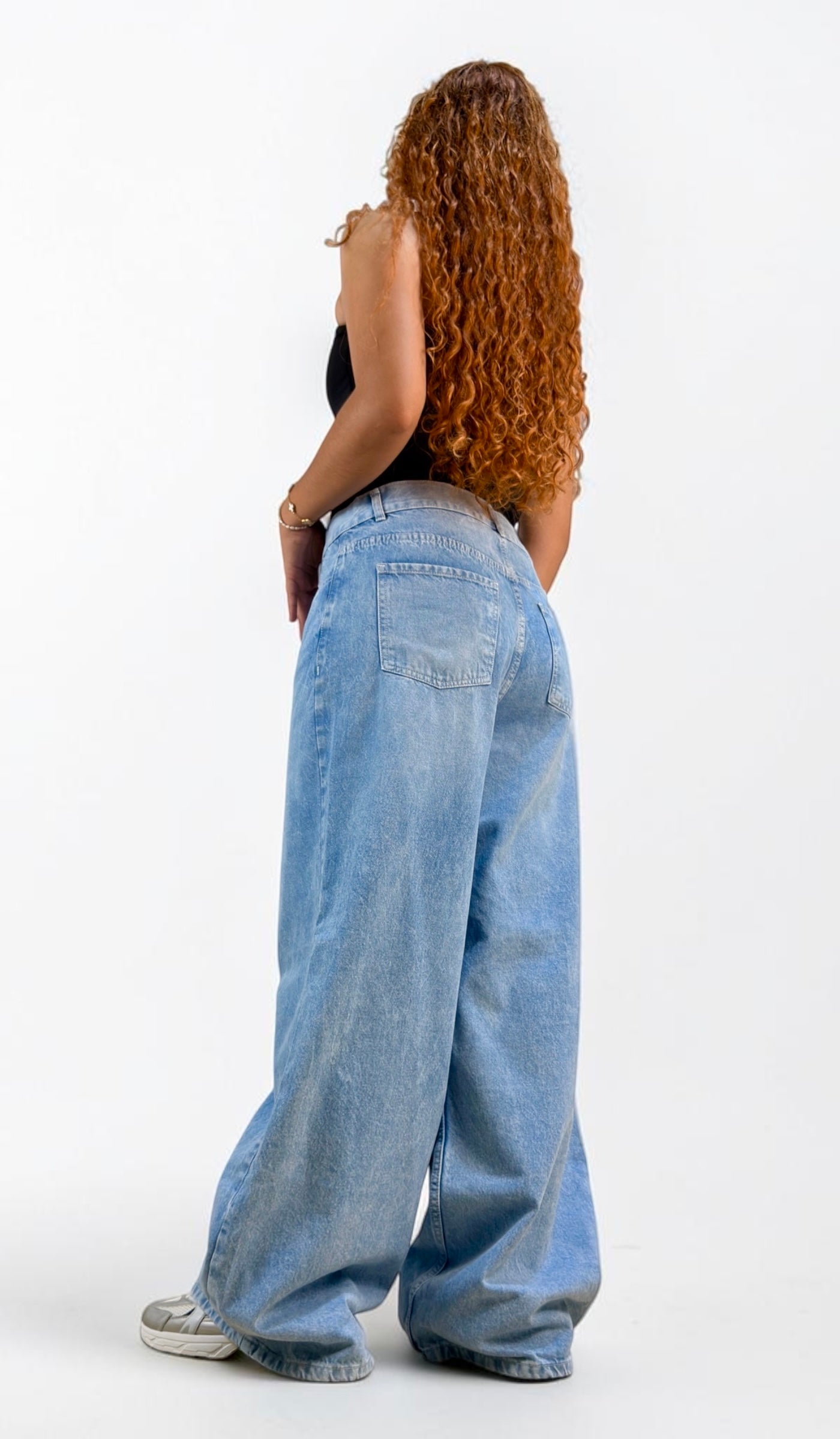 BAGGY JEANS / CELESTE CIELO LLANO