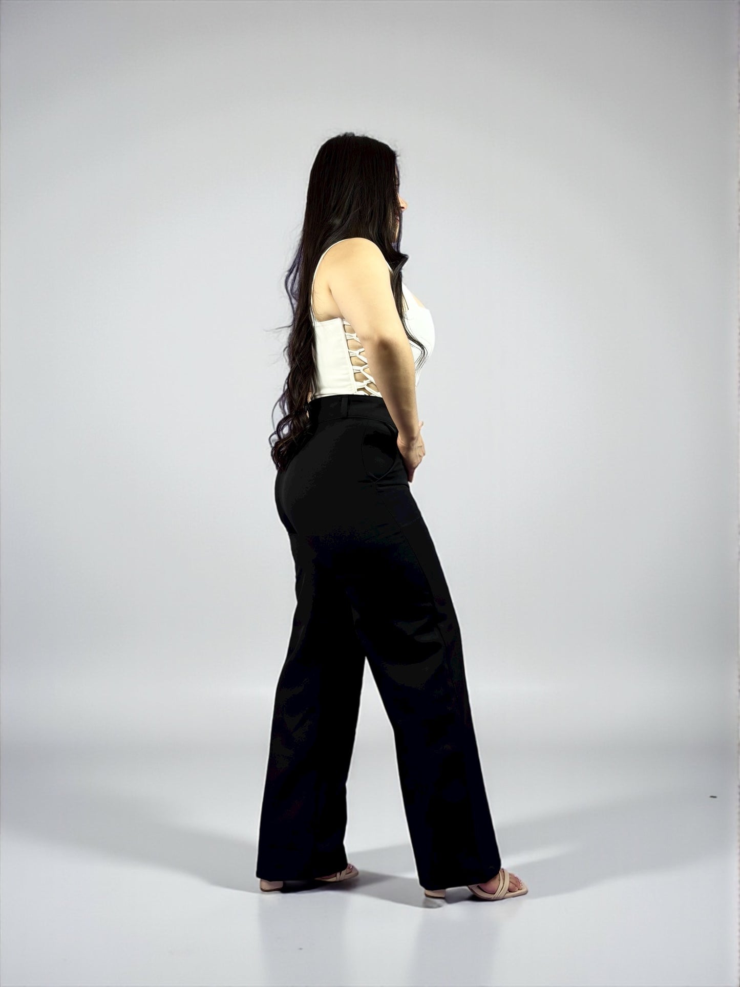 WIDE LEG SASTRE /TONO NEGRO