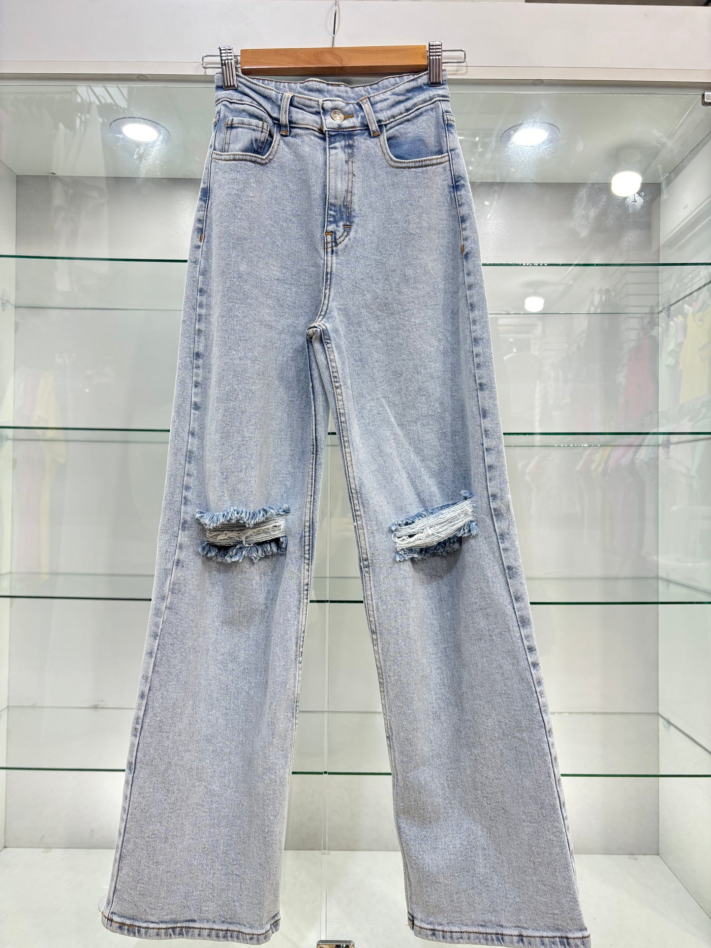 WIDE LEG CONFORT/ HIELO CON HUECO