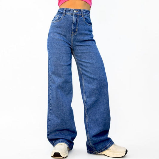 WIDE LEG CONFORT/AZUL LLANO