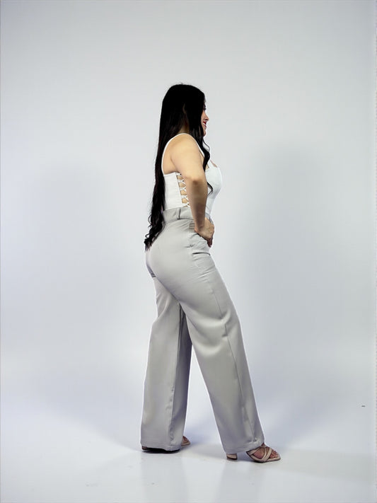 WIDE LEG SASTRE / TONO GRIS