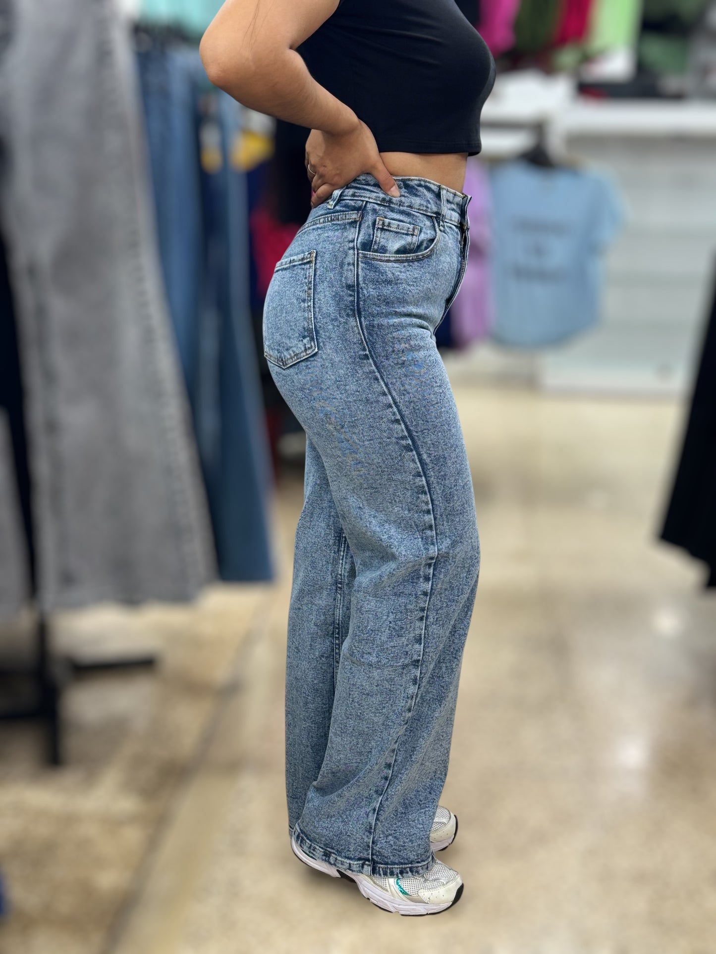 WIDE LEG CONFORT/ DEGRADADO CLARO