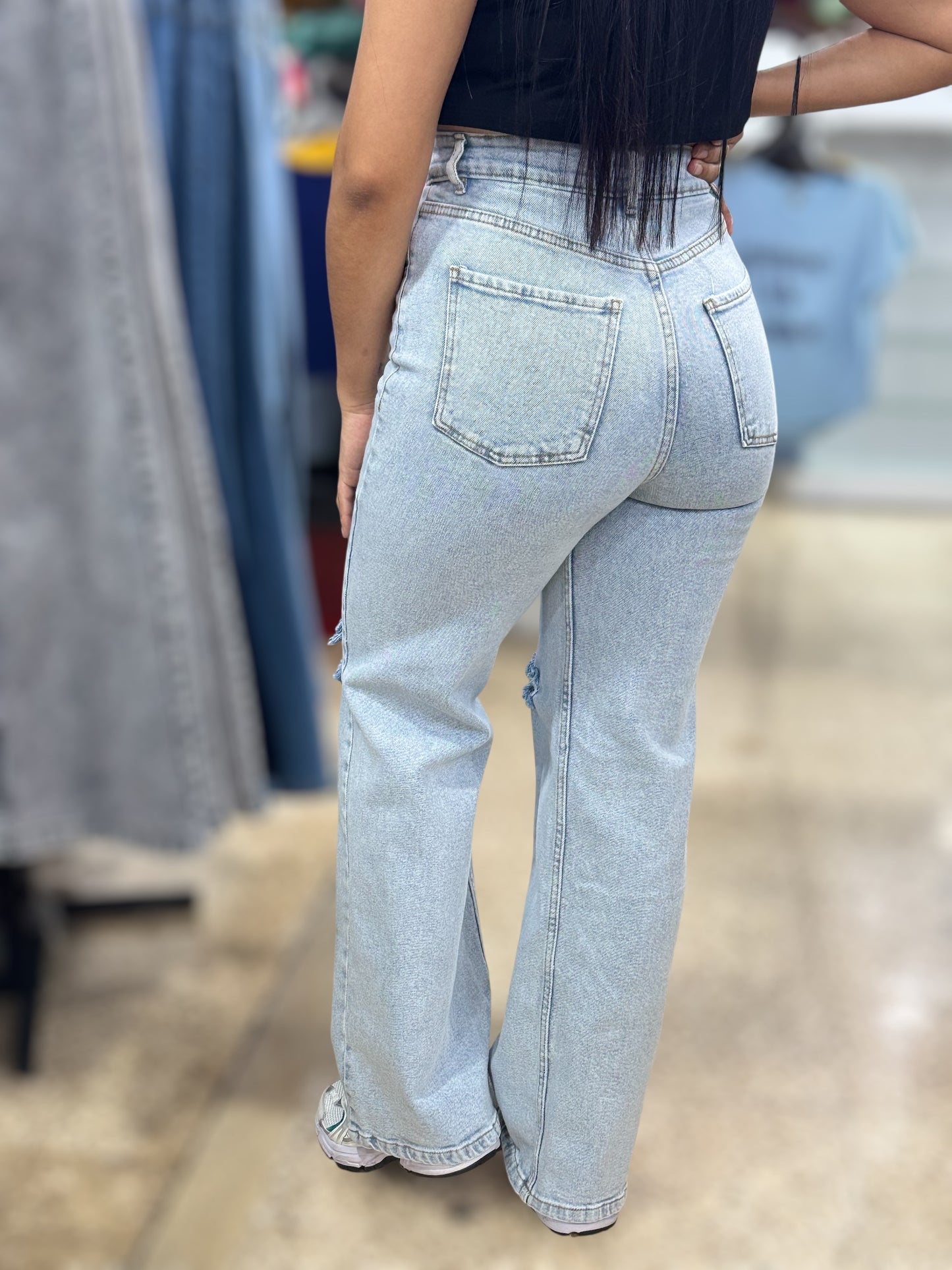 WIDE LEG CONFORT/ HIELO CON HUECO