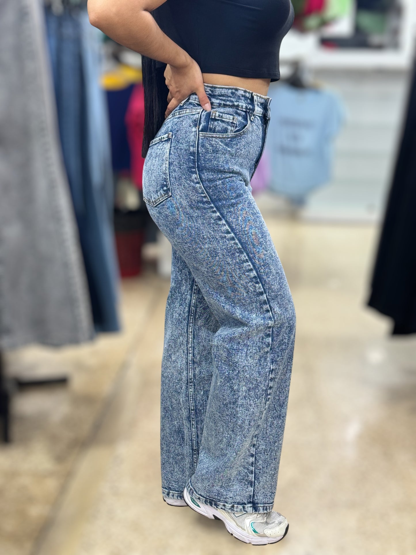 WIDE LEG CONFORT/ DEGRADADO OSCURO