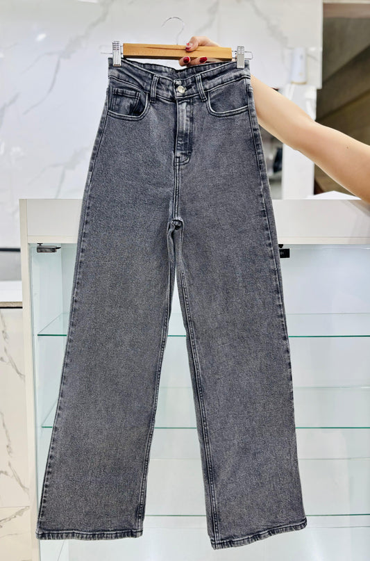 WIDE LEG CONFORT / TONO GRIS LLANO