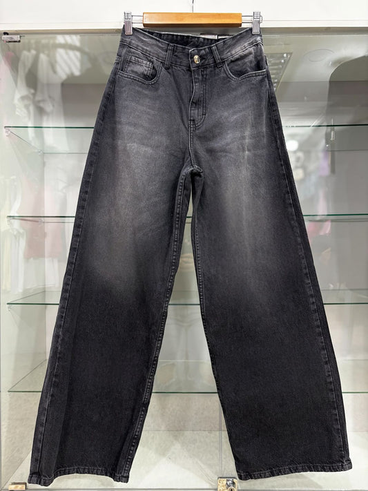 BAGGY JEANS RIGIDO / TONO PLOMO