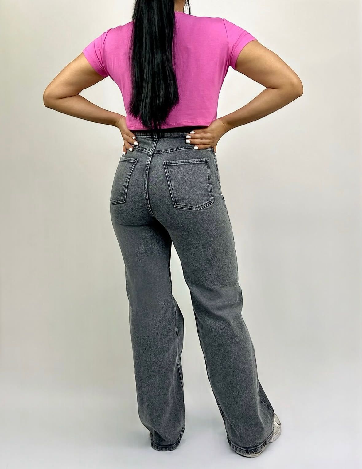 WIDE LEG CONFORT / TONO GRIS LLANO